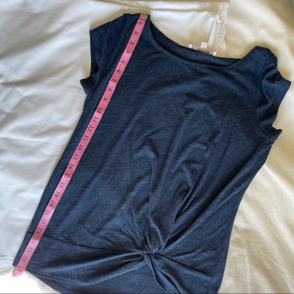 LOFT Knot Hem Tee Top - Picture 5 of 5